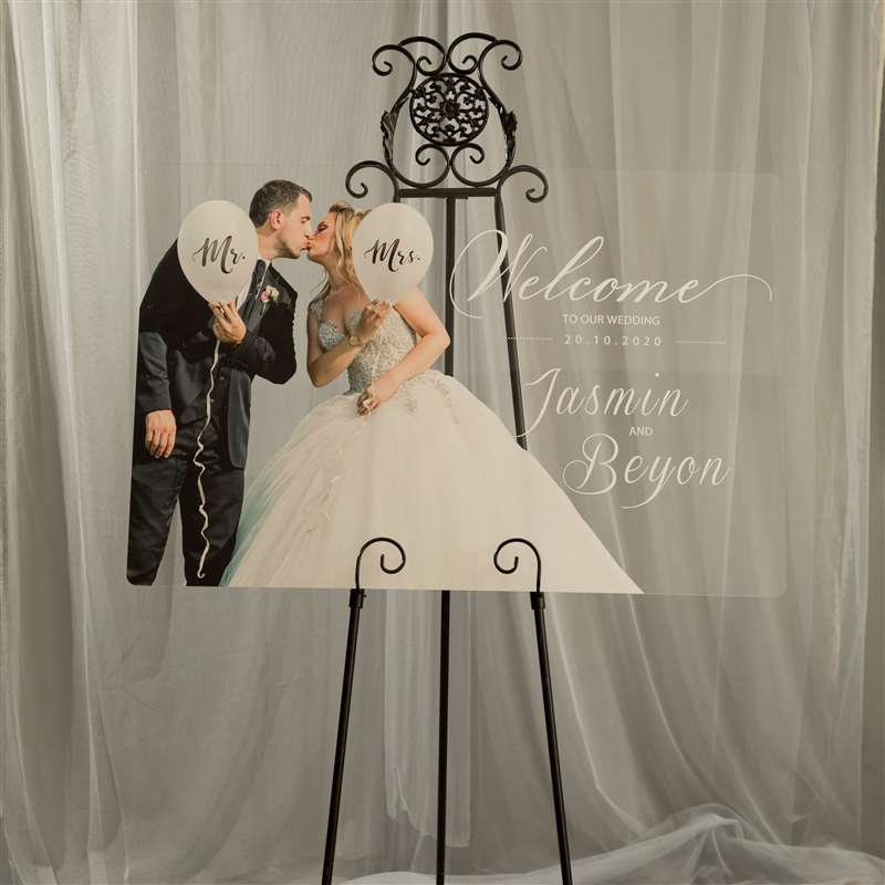 3mm Cartelli Plexiglass tableau di mariage YK031 - Clicca l'immagine per chiudere