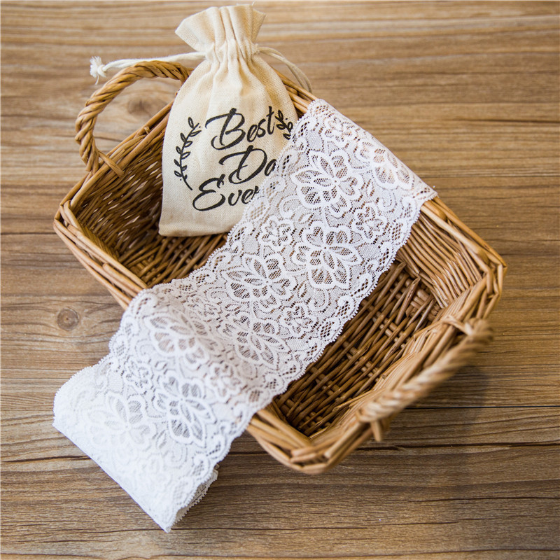 8cm Nastro in Pizzo Elegante LS03 (1 Yard)