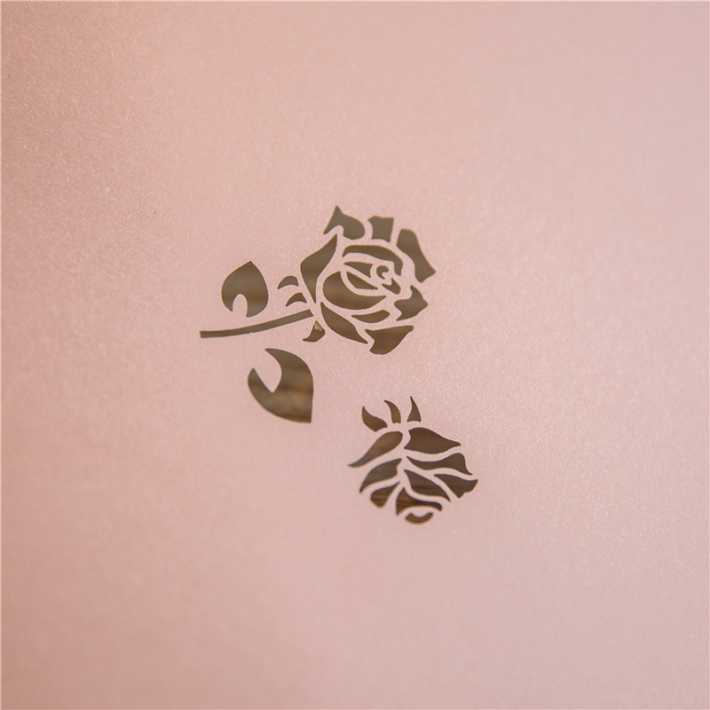 Formato A3 Cartoncino Laser Cut Rosa Elegante WAFL0001