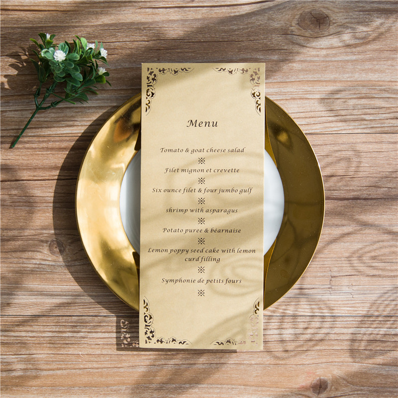 Carta Menù Laser Cut WCL0004