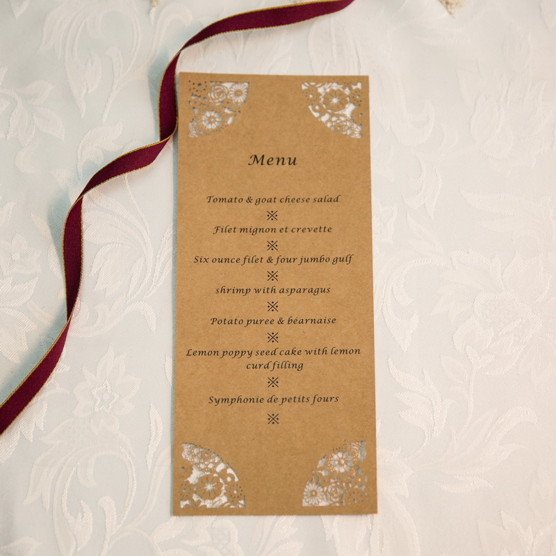 Carta Menù Laser Cut WCL0006