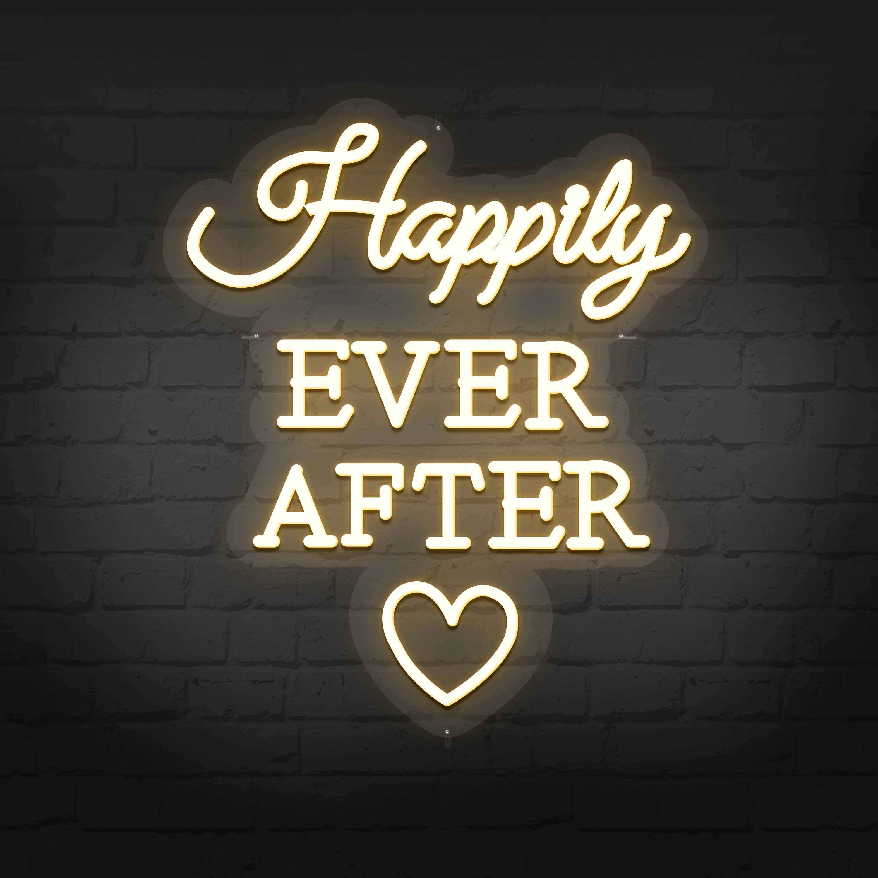 Insegna Neon Happily Ever After WNSW0005