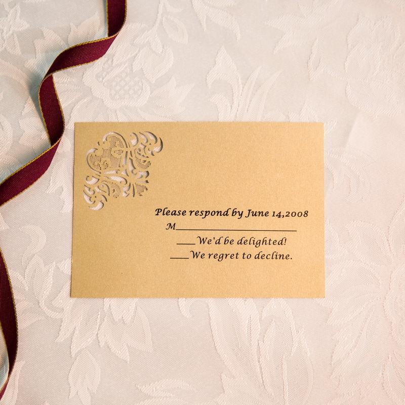 Carta RSVP WRL0005