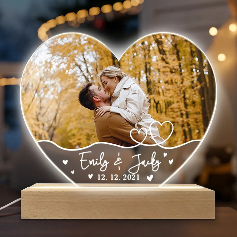 Ricordo luminoso a cuore per gli sposi a led YKTG19