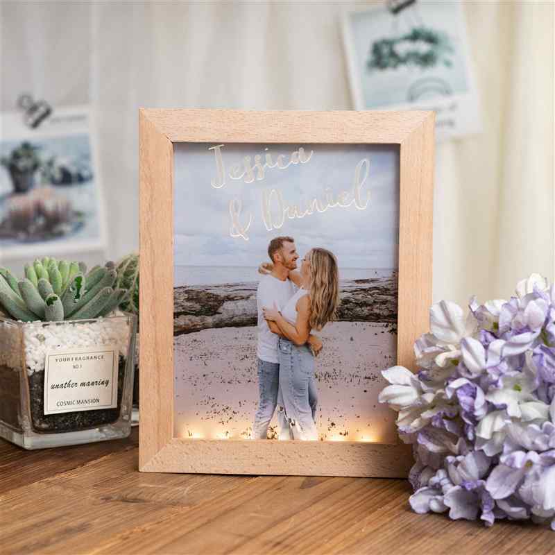 Portafoto a luce LED souvenir con cavo YKXK01