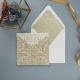 Invito tagliato al laser su carta lucida WPL0070G