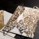 Invito tagliato al laser su carta lucida WPL0179G